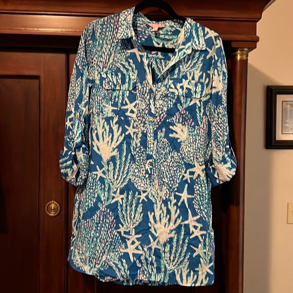 Lilly Pulitzer EUC cover up size medium